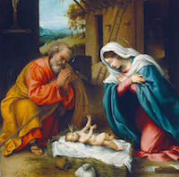 Lorenzo Lotto, The Nativity, 1523
