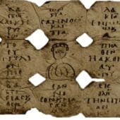 Sixth-century Christian amulet from the Robert C. Horn Papyri Collection. Photo: Courtesy of Special Collections and Archives, Trexler Library, Muhlenberg College