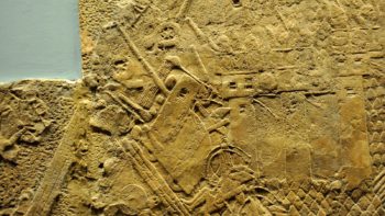 Relief of siege ramp from Nineveh palace