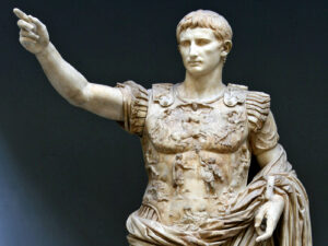 Augustus of Prima Porta, Vatican Museum. Public Domain.