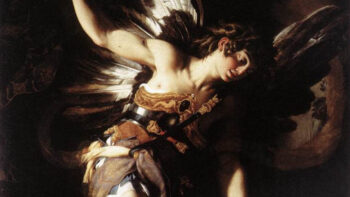 Divine Love Conquering Earthly Love by Giovanni Baglione. Public Domain.