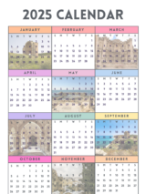 one page 2025 calendar