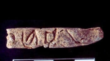 A second of the clay cylinders from Umm el-Marra. Courtesy Glenn Schwartz, Johns Hopkins University.